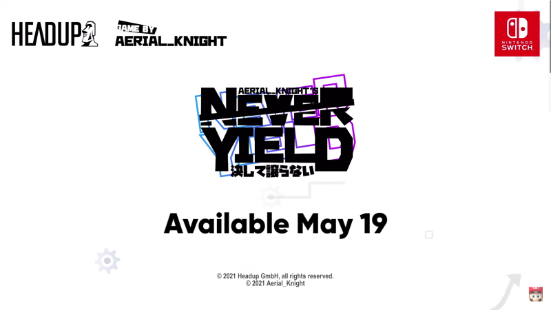 Aerial Knight’s: Never Yield to release for Switch Next Month