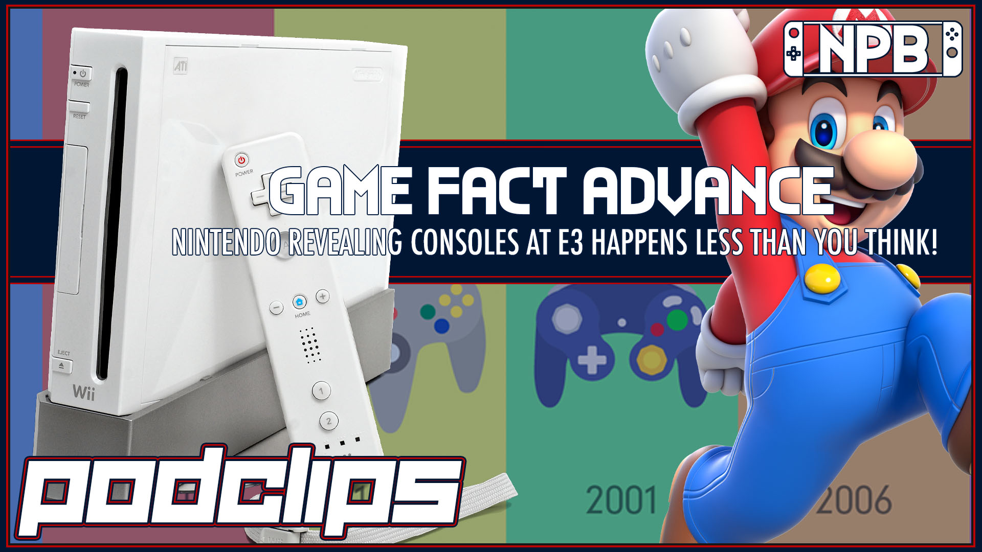 Nintendo Consoles at Major Conferences – Game Fact Advance, Nintendo Pow Block Podcast