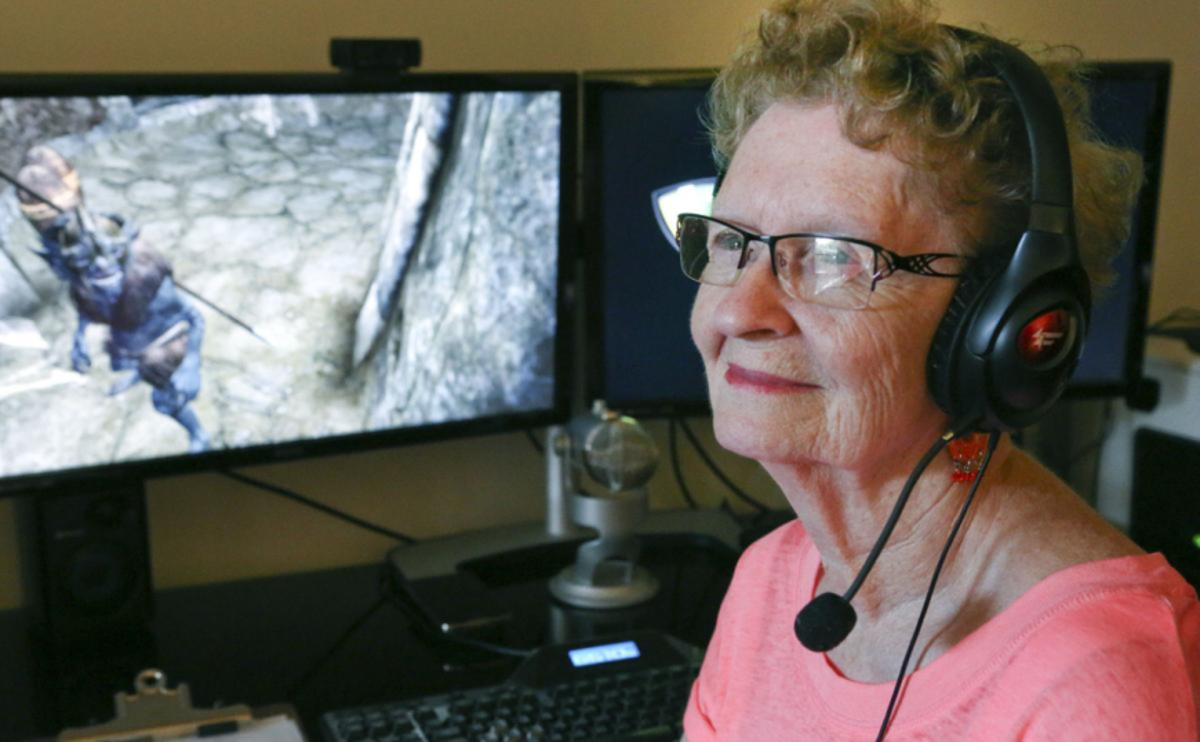 Skyrim’s Gaming Grandma Can Now Be a Follower