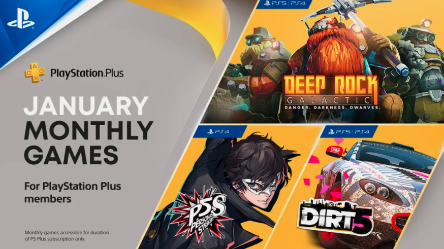 PLAYSTATION PLUS: Free Games You Can Claim for January 2022