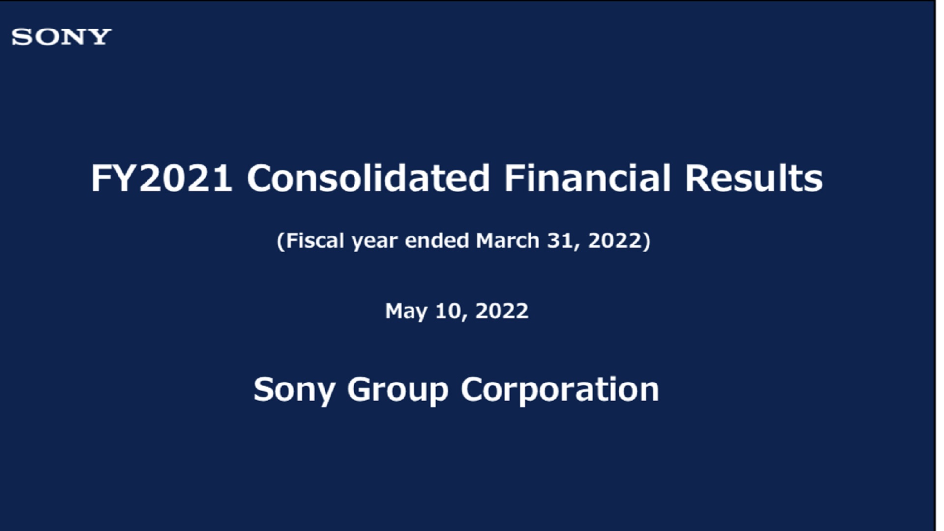 Sony Provides Financial Report For the Company and Reveals PlayStation 5 Sales Numbers