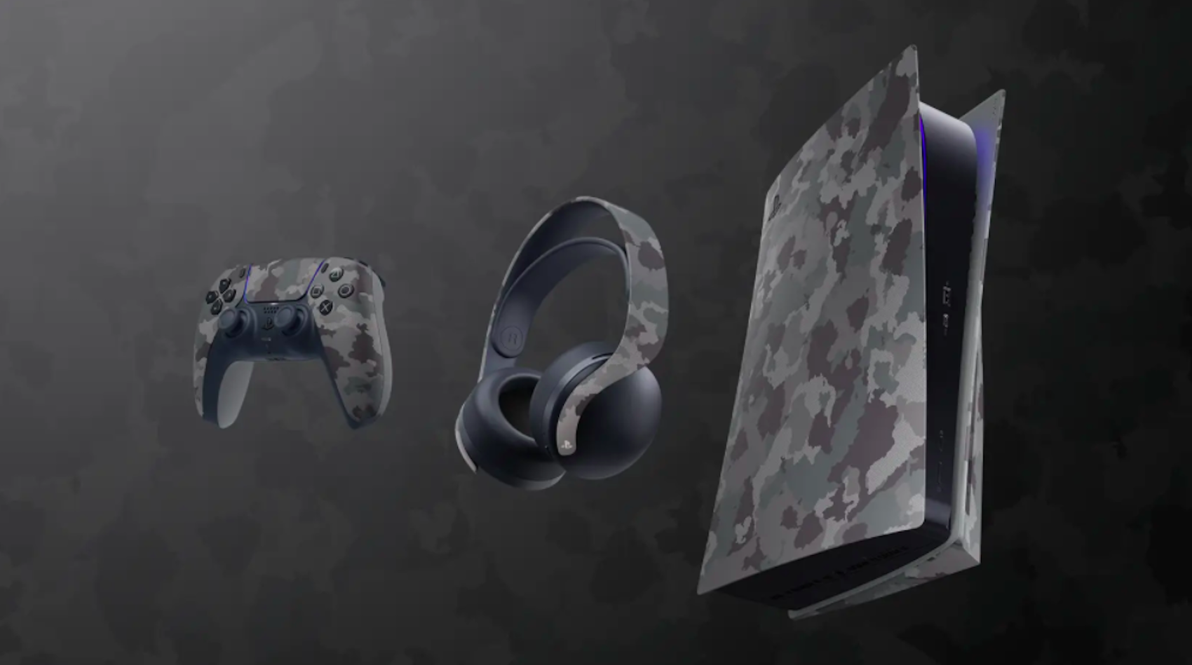Update Your PlayStation Look with New Gray Camouflage Design Coming Fall 2022