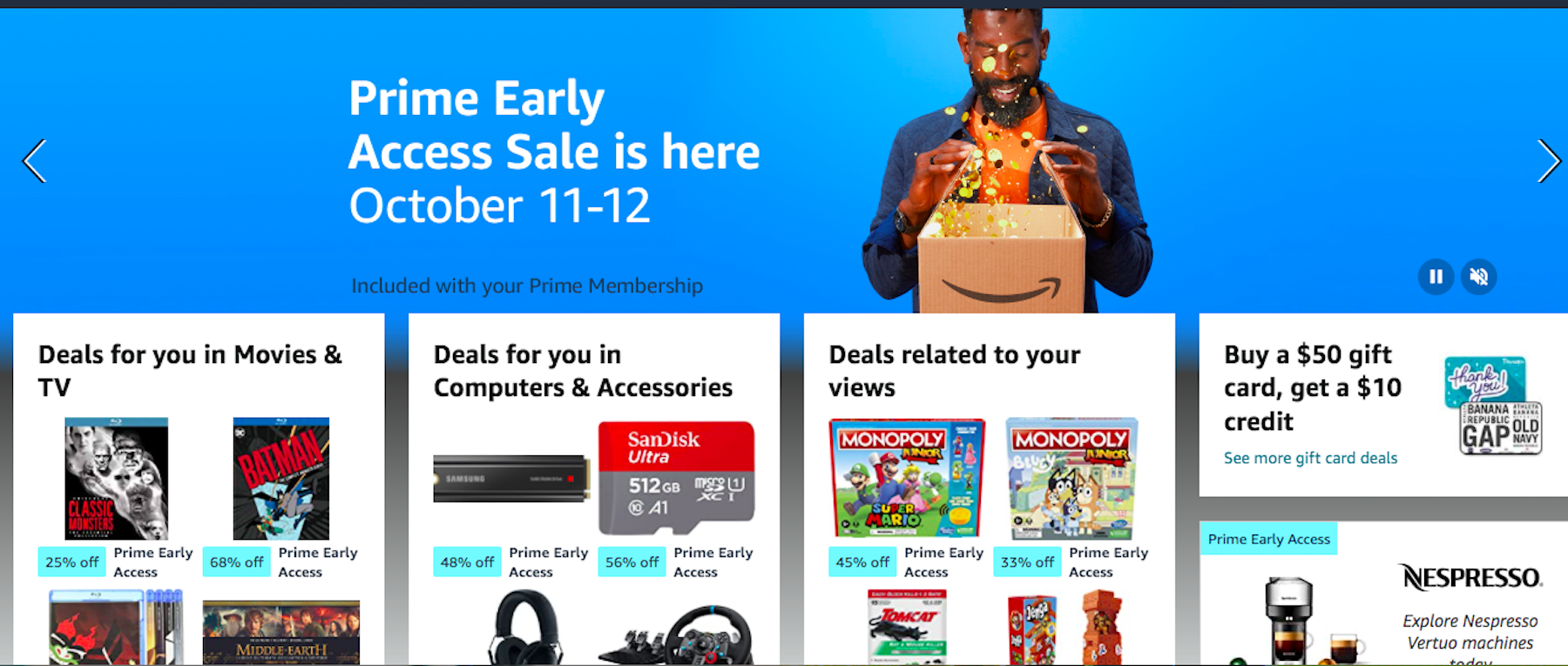 2022 Gaming Holiday Guide, Vol. 1: Prime Early Access Days