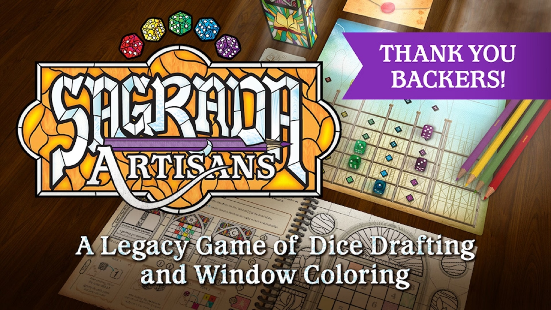 Create Your Own Stained Glass Masterpieces: Sagrada Artisans is Available for Late Pledges
