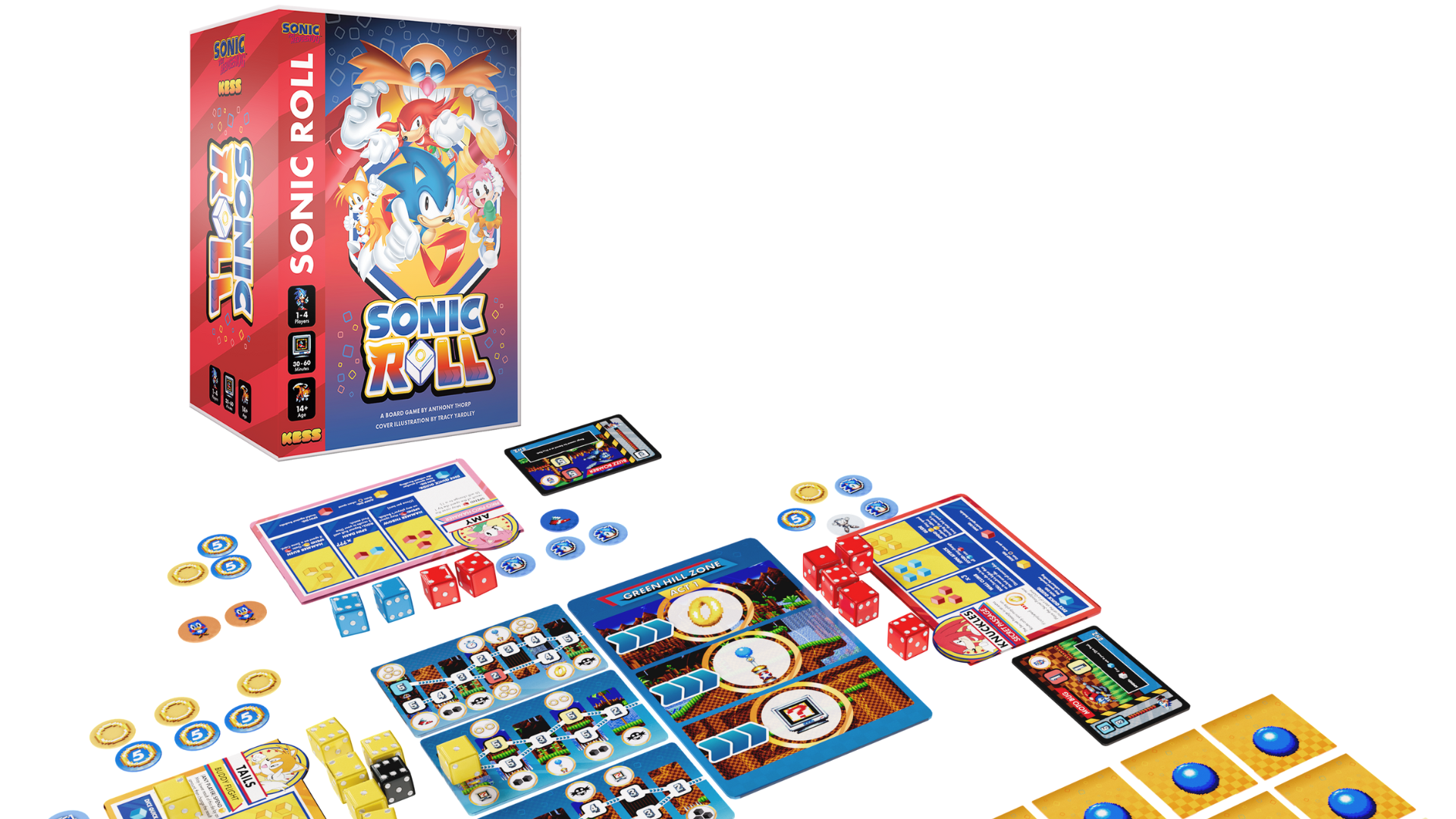 Kess and SEGA Reveal Sonic Roll Board Game