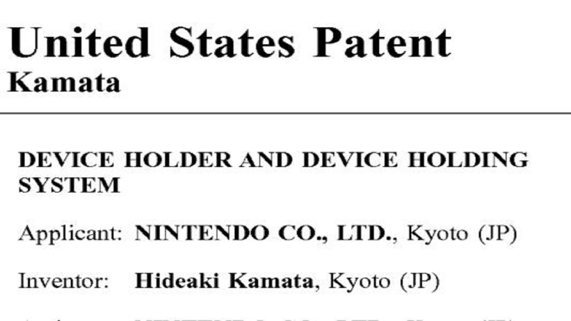 New Patent Filed by Nintendo Shows a Swivel Port Design