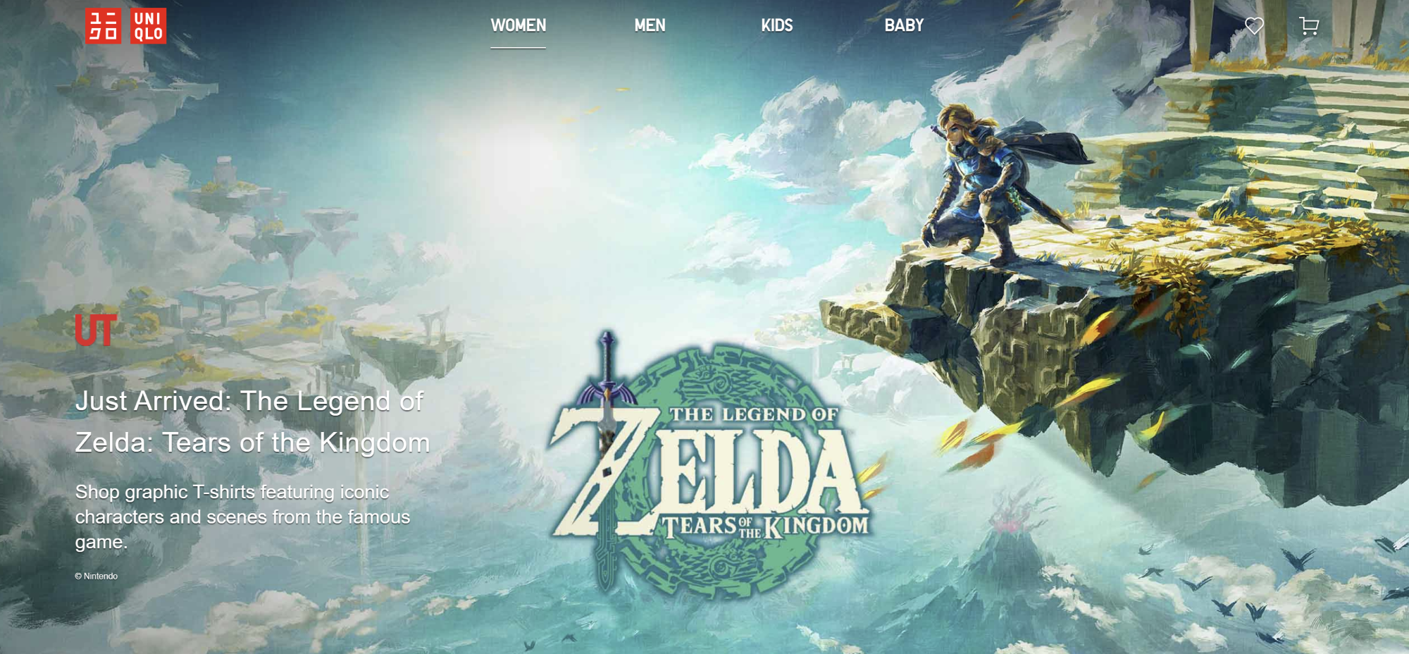 UNIQLO Now Offering The Legend of Zelda: Tears of the Kingdom Graphic Tees