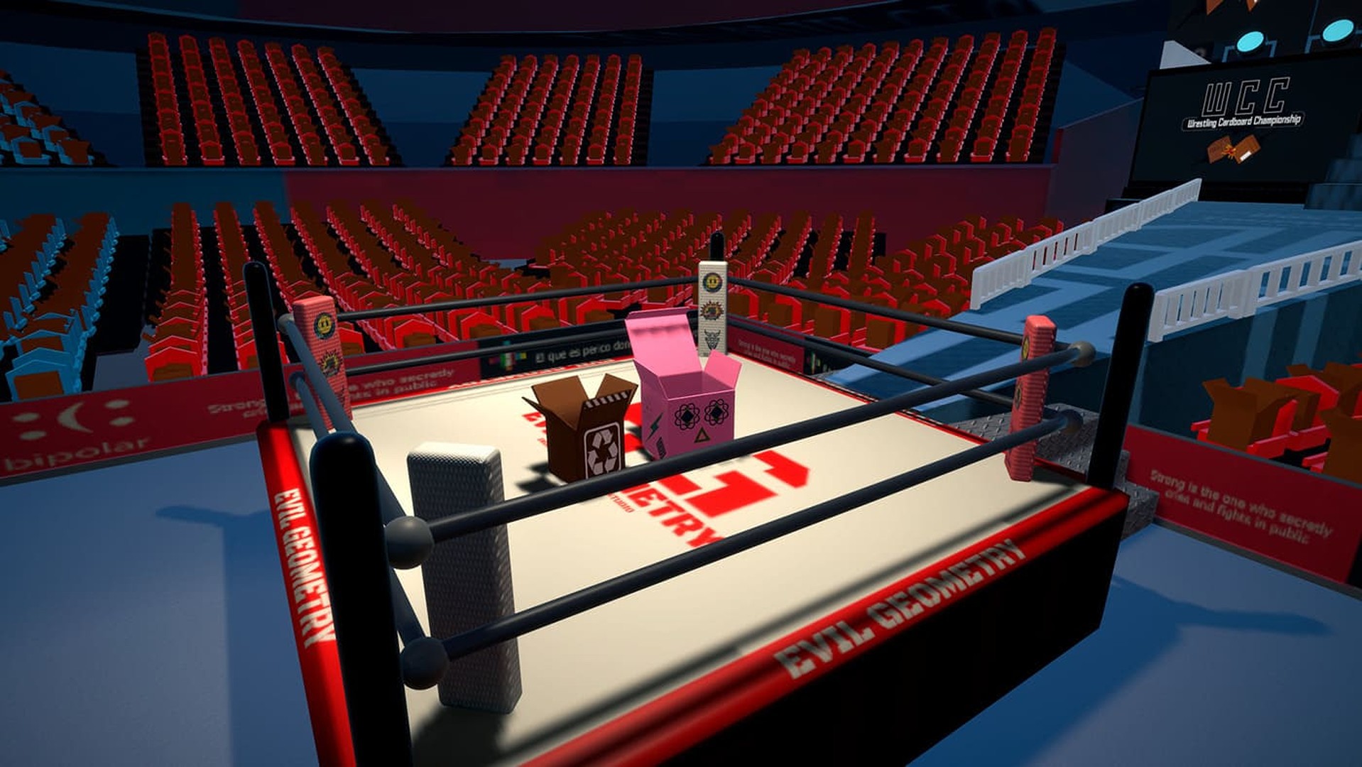 Wrestling Cardboard Championship Update Brings New Mode, Bug Fixes