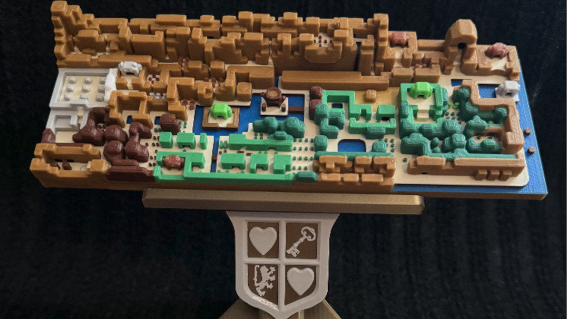 Etsy Artist Creates 3D Zelda Overworld Map