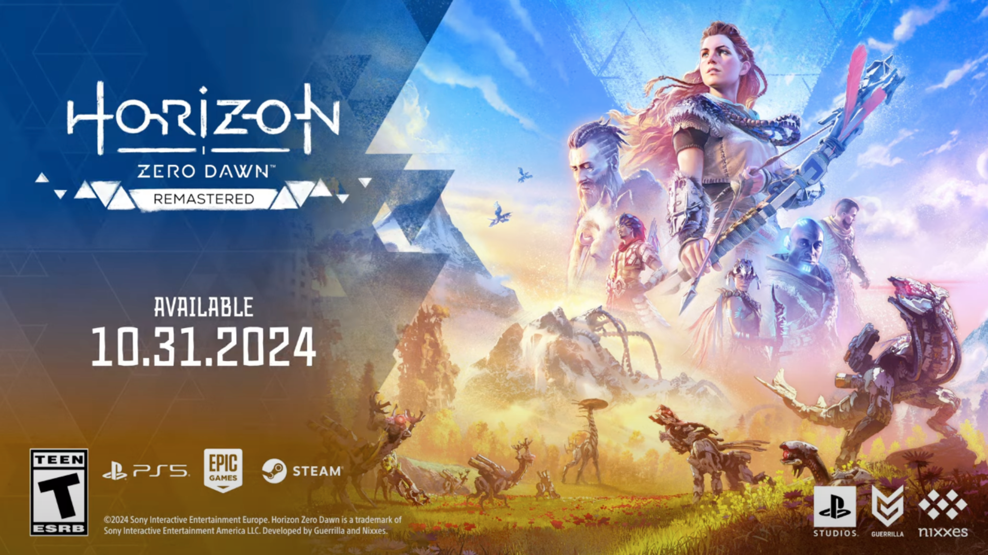 Horizon Zero Dawn Remastered Announced for PlayStation 5