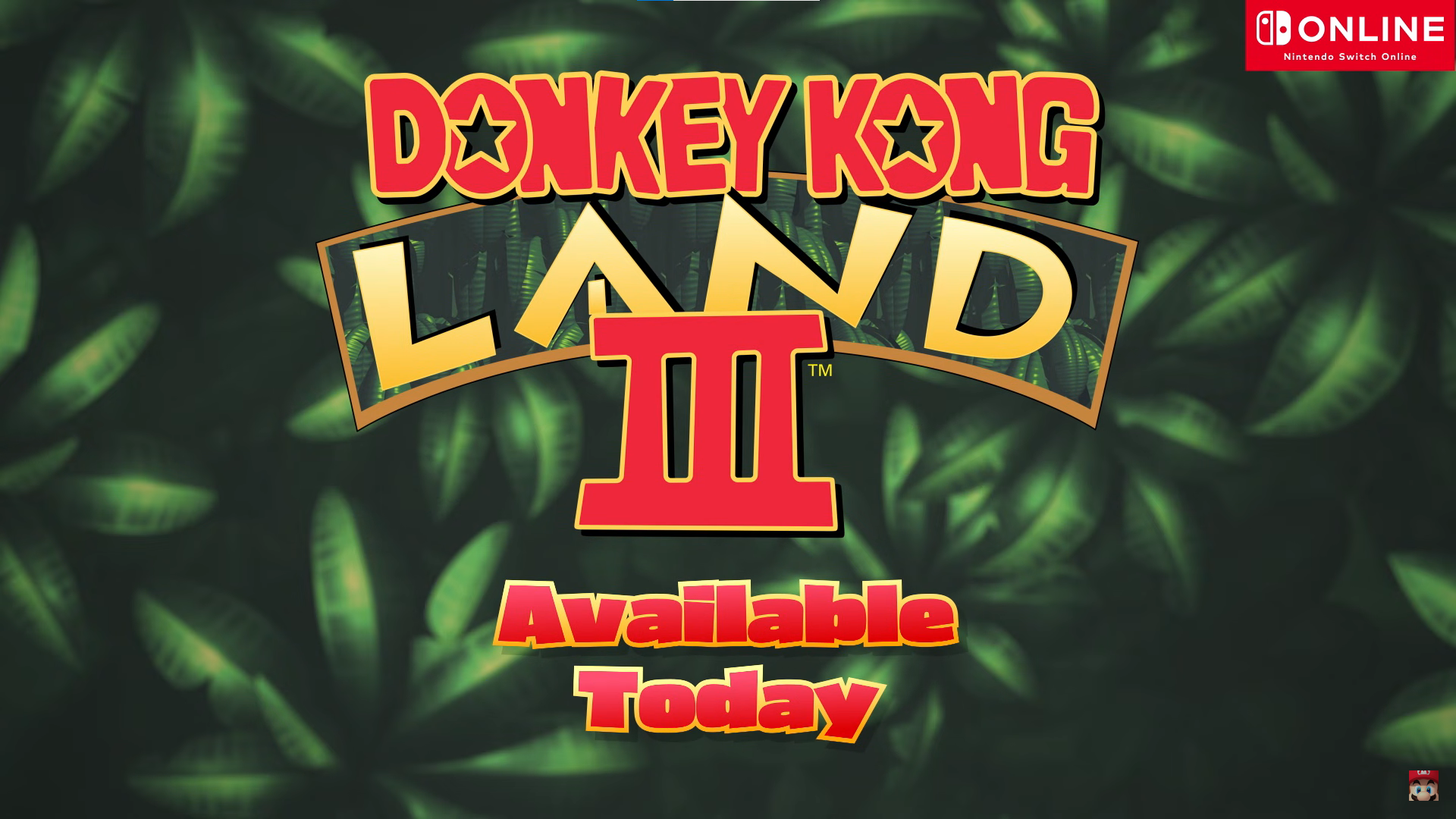 Donkey Kong Land 3 is Available Now on Nintendo Switch Online
