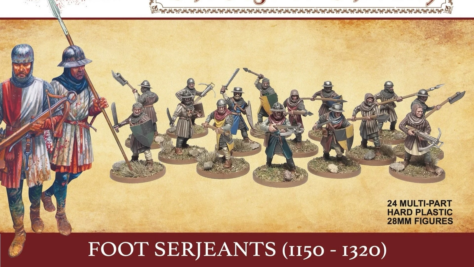 Wargames Atlantic Introduces Foot Serjeants for The Age of Chivalry