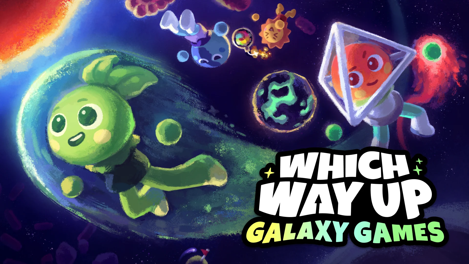 Turtle Flip Studio Announces Release Date for Debut Title Which Way Up: Galaxy Games