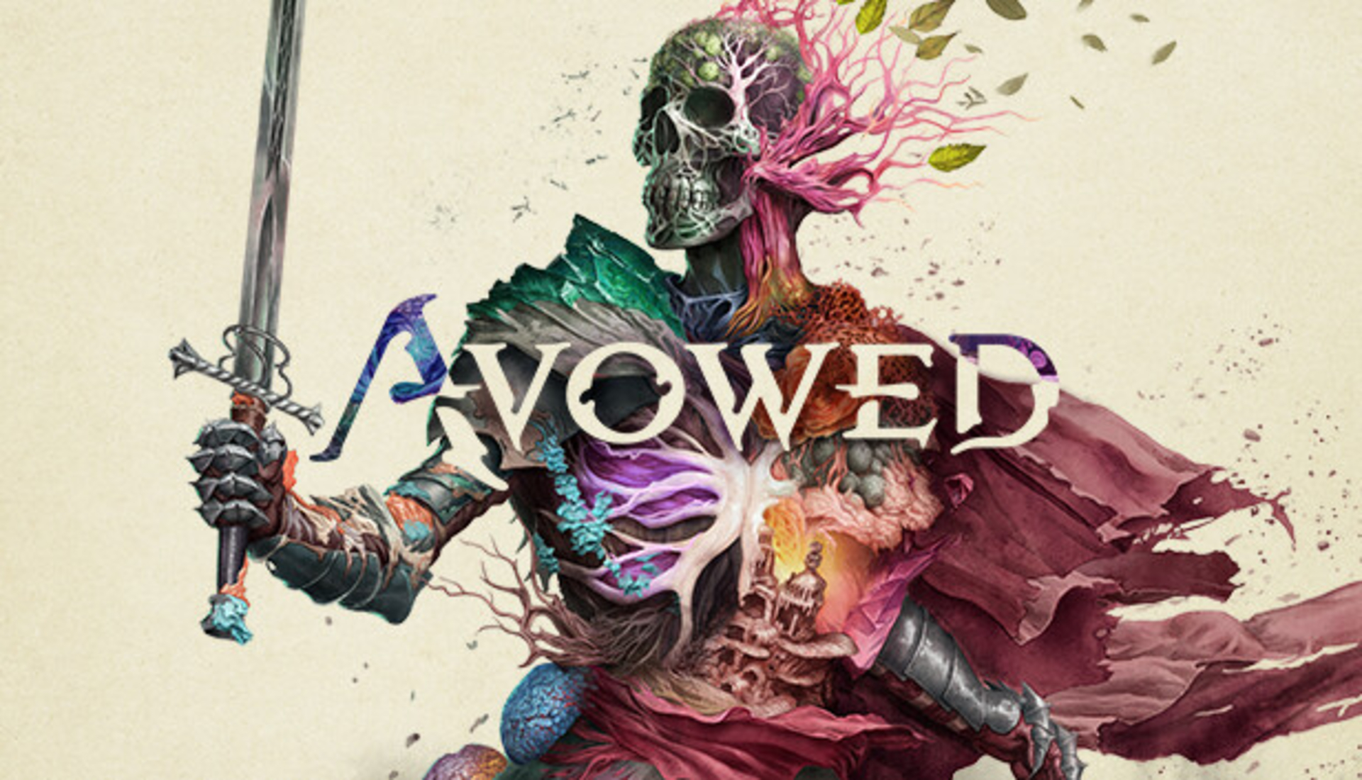 A skeleton with fungi growing from it holds a sword and the game title is printed across the image.
