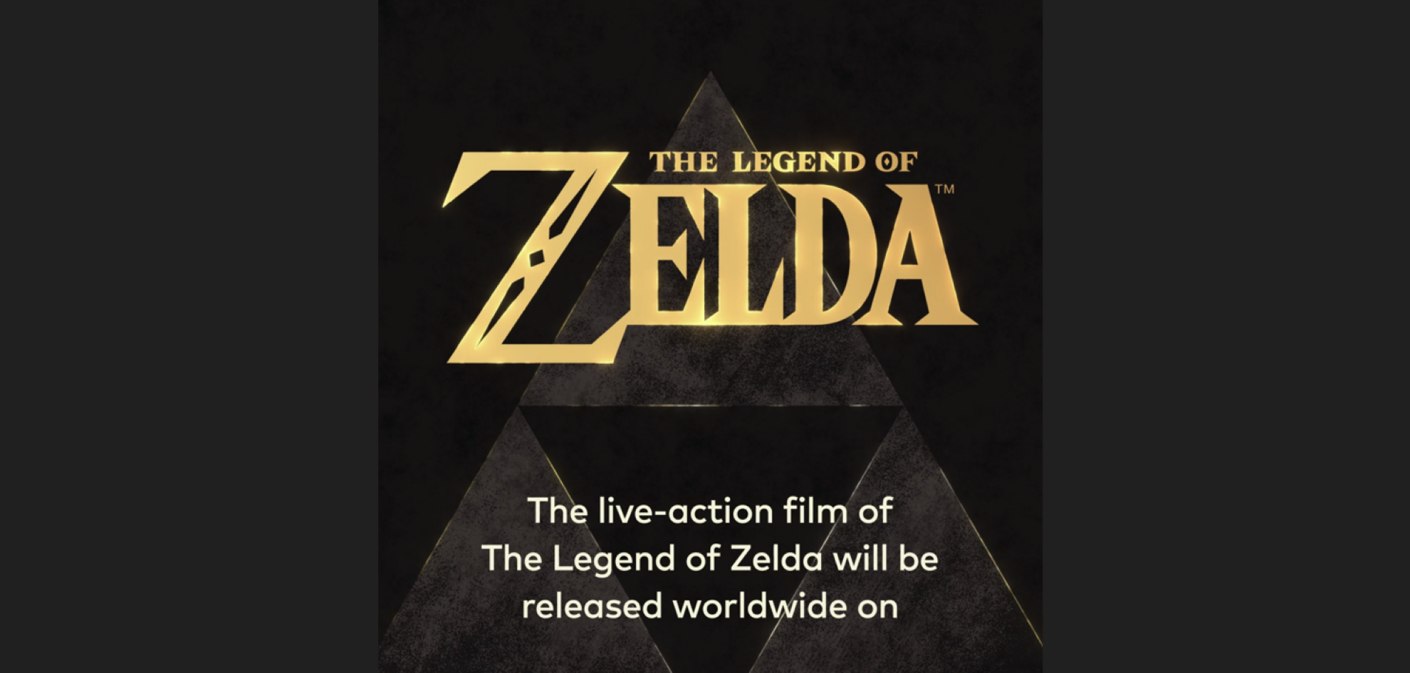 The Legend of Zelda Movie Release Date Announced via Nintendo Today! App