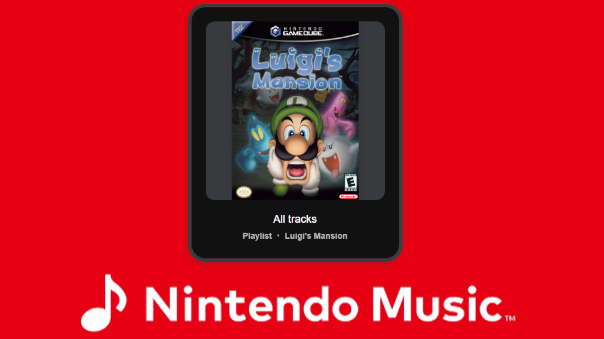 Luigi’s Mansion is Added to Nintendo Music