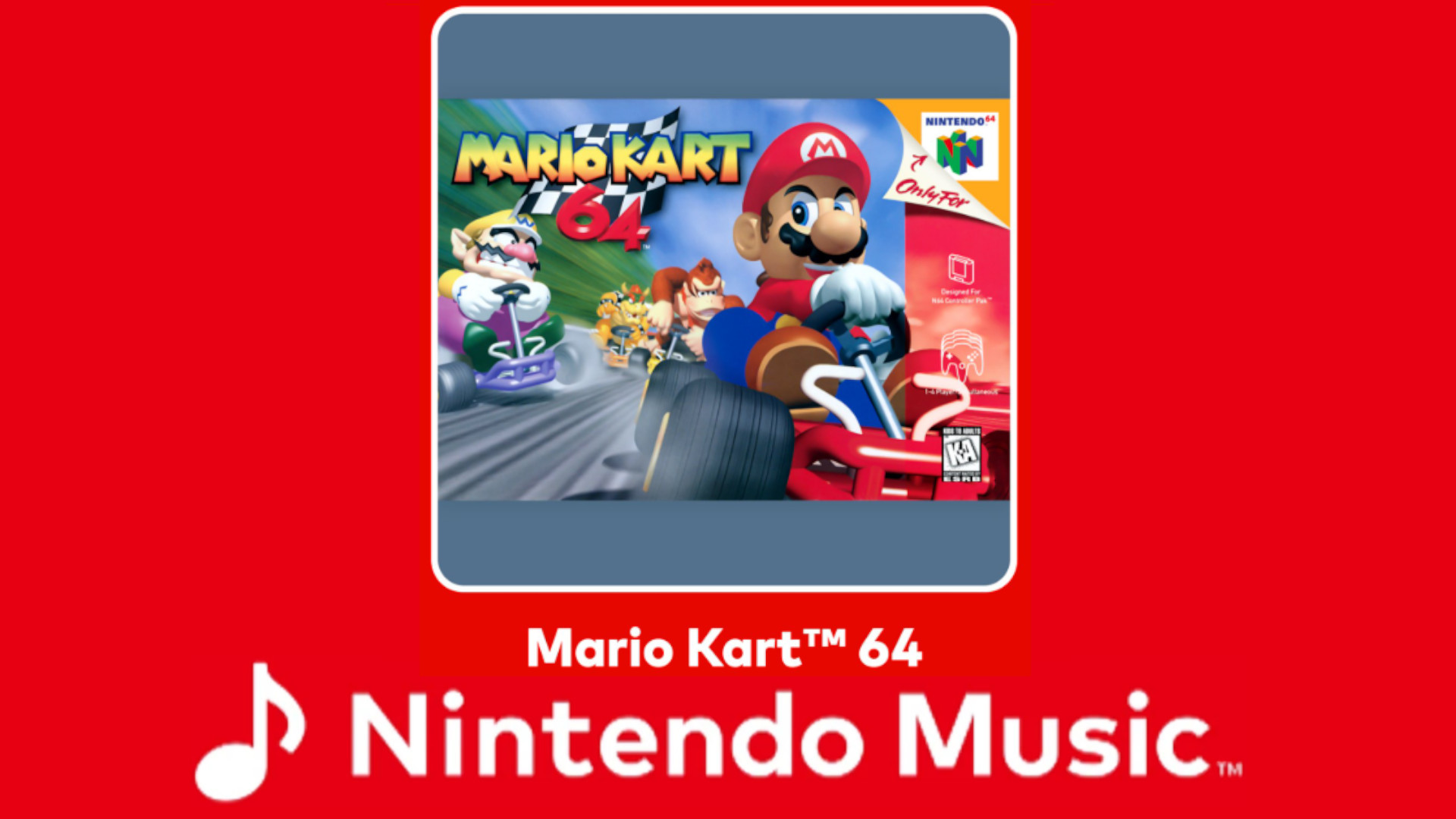 Mario Kart 64 Joins the Nintendo Music App