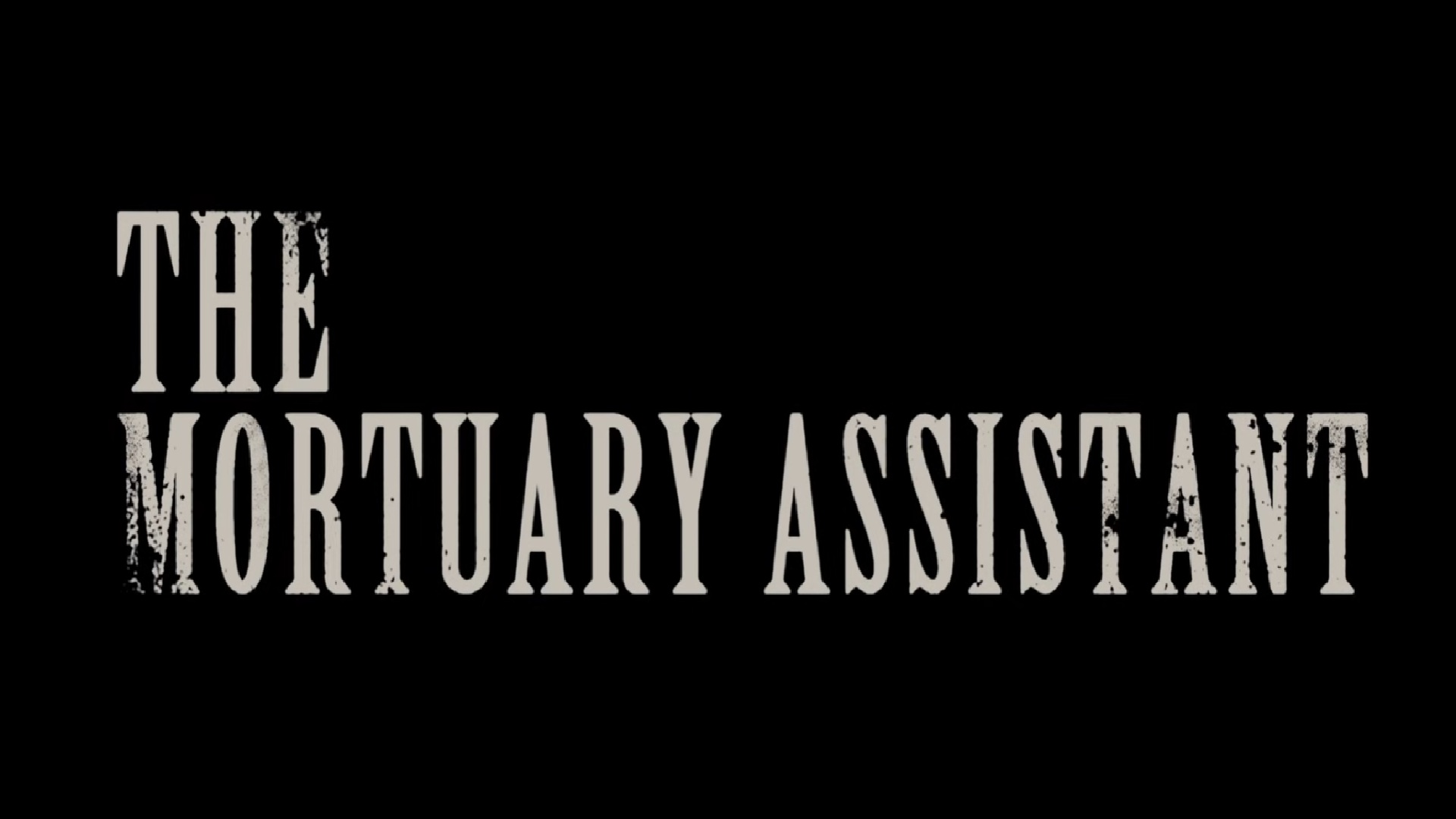 Film Adaptation of The Mortuary Assistant Comes out in February