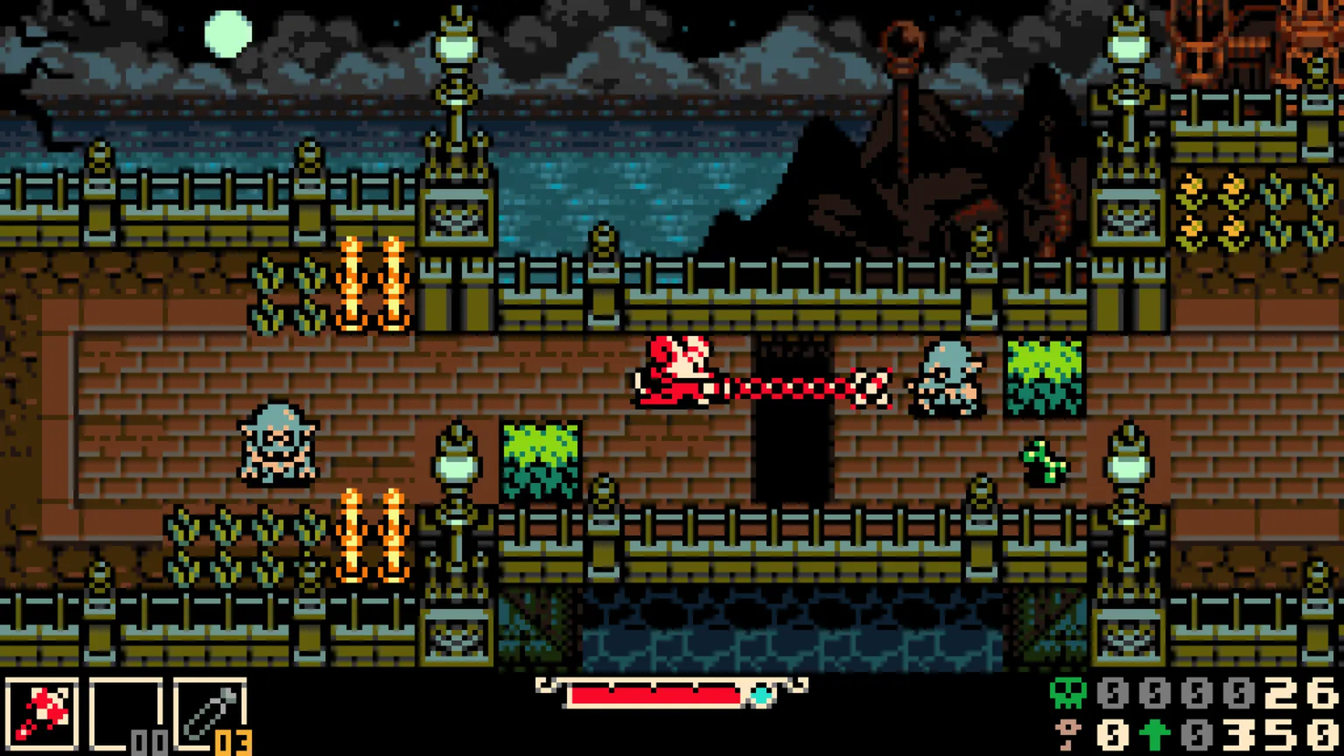 A screenshot from the video game Mia the Hollower